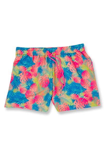 The Neon Palms Swim Trunks